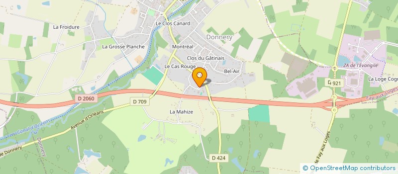 localisation de l'entreprise SOC EXPLOIT CONSEIL INFORMATIQUE DEVELOP à DONNERY