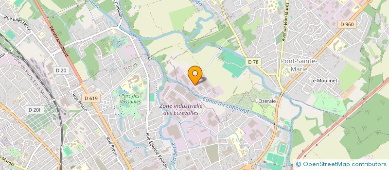 localisation de l'entreprise SOC EXPLOIT DE FRUITS ET LEGUMES ET GROS à PONT SAINTE MARIE