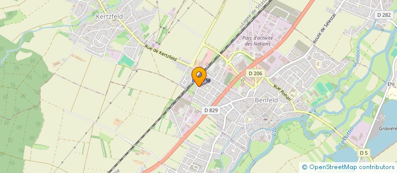localisation de l'entreprise SOC EXPLOIT DES AMBULANCES TAXIS GAUTSCH à BENFELD