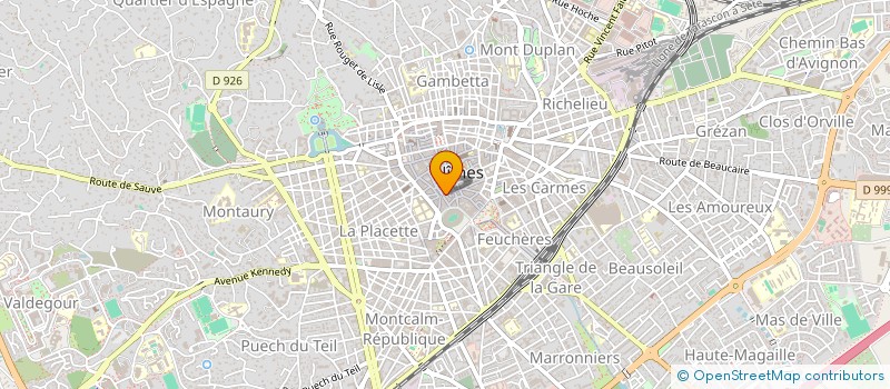 localisation de l'entreprise SOC EXPLOIT DES ETABL ESPASA à NIMES