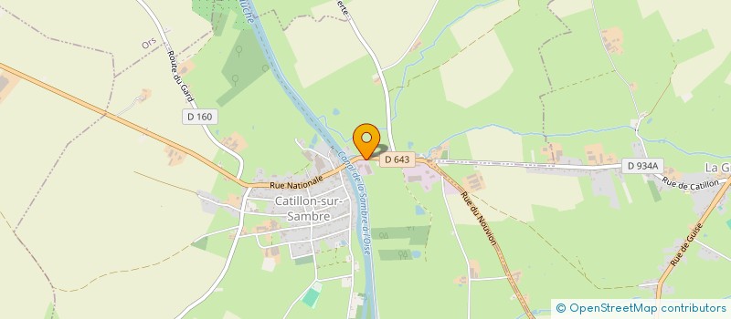 localisation de l'entreprise SOC EXPLOIT DES ETABLISS ERICH BROUET à CATILLON-SUR-SAMBRE