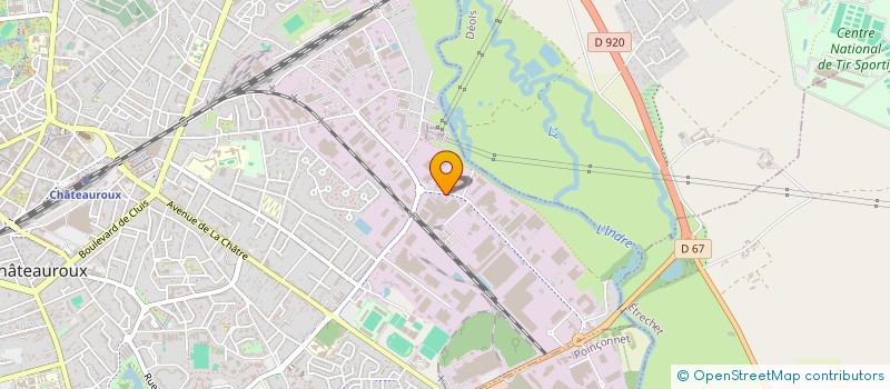 localisation de l'entreprise SOC EXPLOIT DES ETABLISSEMENTS MOREL à CHATEAUROUX