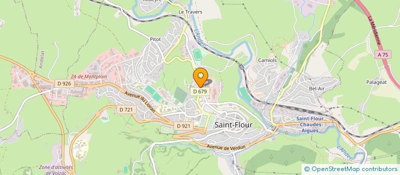 localisation de l'entreprise SOC EXPLOIT DES ETABLISSEMENTS ROZIERE à SAINT FLOUR