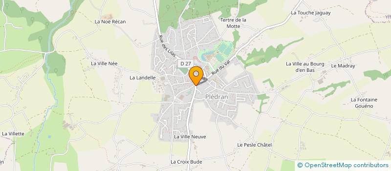 localisation de l'entreprise SOC EXPLOIT DES ETS CAMARD GILBERT à PLEDRAN