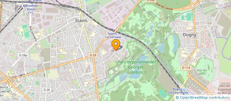 localisation de l'entreprise SOC EXPLOIT DES ETS CARLIER à STAINS