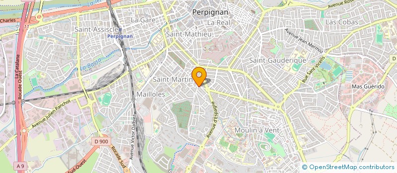 localisation de l'entreprise SOC EXPLOIT DES ETS CASTET à PERPIGNAN