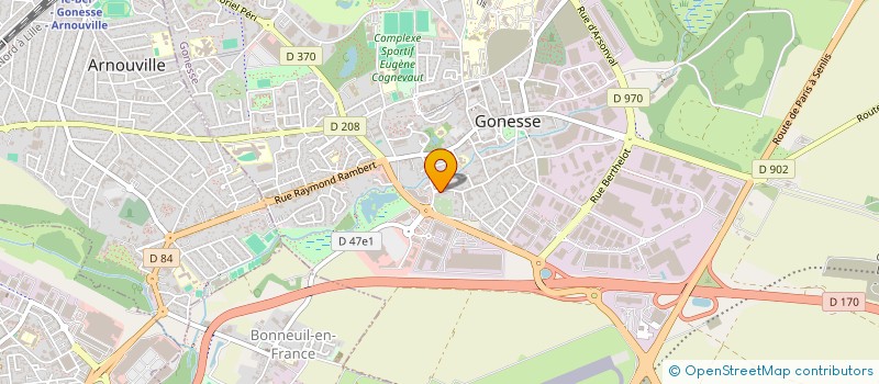 localisation de l'entreprise SOC EXPLOIT DES ETS FAGUIN  GONESSE