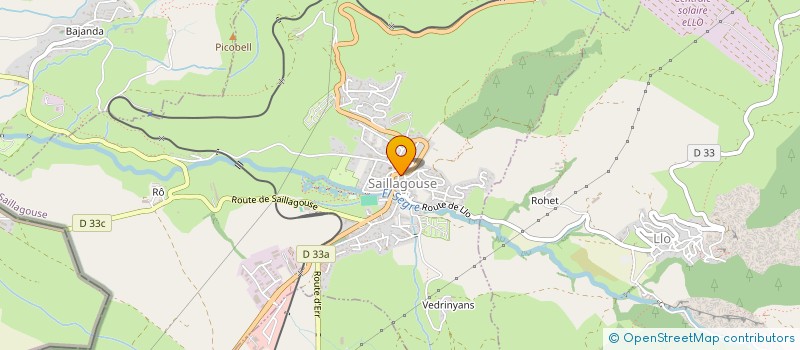 localisation de l'entreprise SOC EXPLOIT DES ETS FARRERO FRERES  SAILLAGOUSE