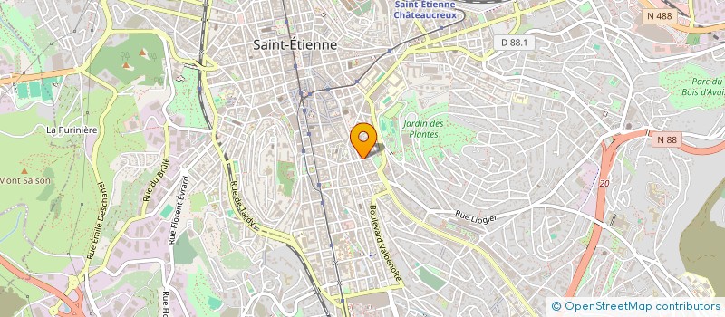 localisation de l'entreprise SOC EXPLOIT DES ETS LOIRE CHAUFFAGE à SAINT-ETIENNE
