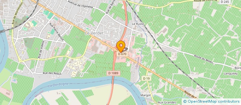 localisation de l'entreprise SOC EXPLOIT DES ETS MALTORD à LIBOURNE