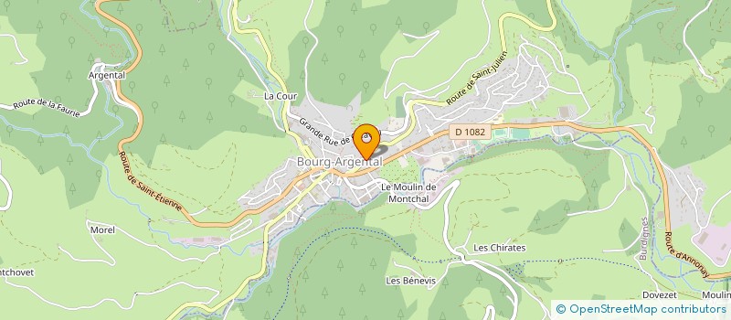 localisation de l'entreprise SOC EXPLOIT DES ETS MATHEVET SEM BERNE à BOURG-ARGENTAL