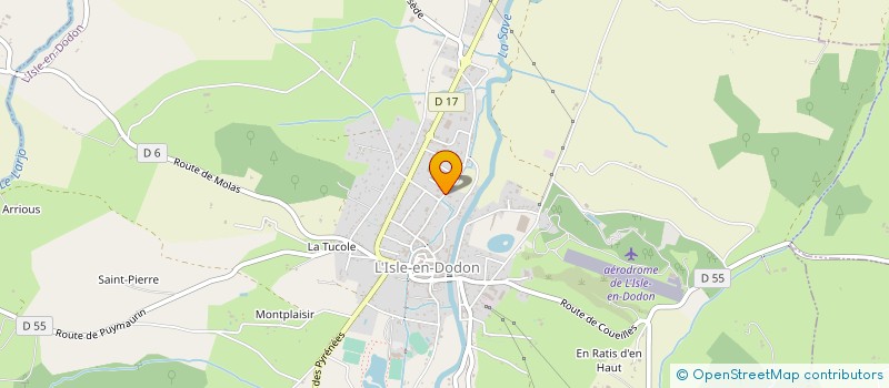 localisation de l'entreprise SOC EXPLOIT DES ETS ROSSI à L'ISLE-EN-DODON