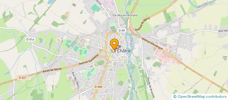 localisation de l'entreprise SOC EXPLOIT DES ETS VETEMENTS LANGLOIS à LA CHATRE