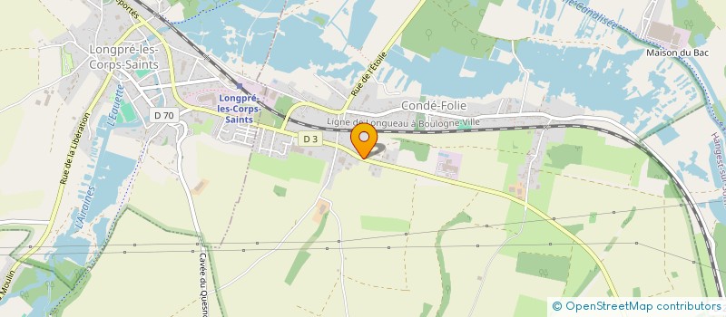 localisation de l'entreprise SOC EXPLOIT DES GARAGES DUBOIS à CONDE-FOLIE