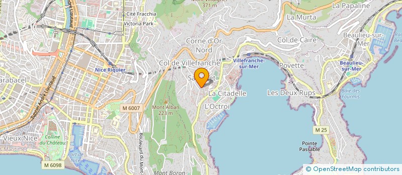localisation de l'entreprise SOC EXPLOIT DES OLIVIERS à VILLEFRANCHE-SUR-MER