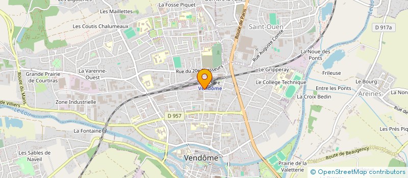 localisation de l'entreprise SOC EXPLOIT DIFFUSION LIVRE JEUNESSE à VENDOME