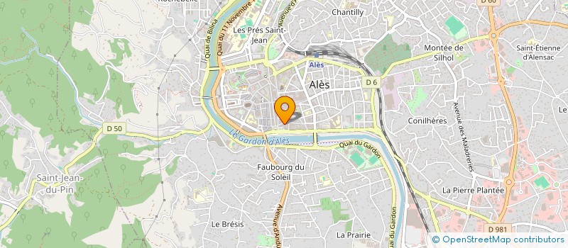 localisation de l'entreprise SOC EXPLOIT DU COMMERCE ALESIEN  ALES