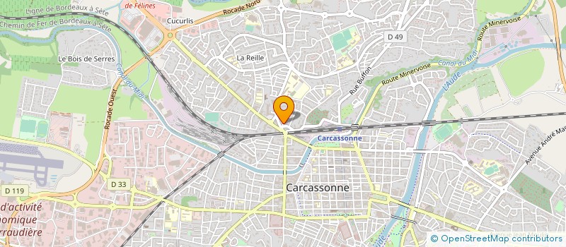 localisation de l'entreprise SOC EXPLOIT DU GARAGE MERILLI à CARCASSONNE