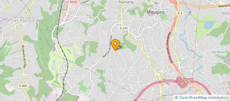 localisation de l'entreprise SOC EXPLOIT DU GRAND PIN à MOUGINS