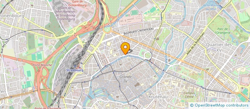 localisation de l'entreprise SOC EXPLOIT DU RESTAURANT AU TRIBUNAL à STRASBOURG