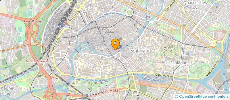 localisation de l'entreprise SOC EXPLOIT DU RESTAURANT LA CRUCHE D'OR à STRASBOURG
