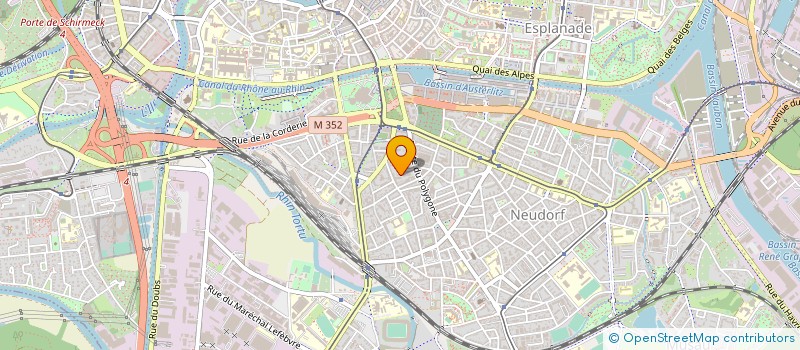 localisation de l'entreprise SOC EXPLOIT ENTREPOTS BUHRER à STRASBOURG