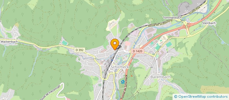 localisation de l'entreprise SOC EXPLOIT ENTREPRISE FURIGA à SCHIRMECK