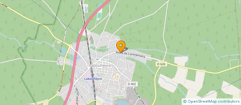 localisation de l'entreprise SOC EXPLOIT ETABL CASTEX à LABOUHEYRE