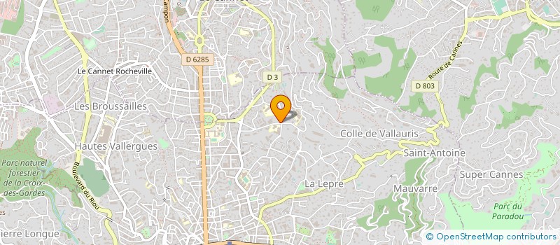 localisation de l'entreprise SOC EXPLOIT ETABL MANDRILE à CANNES