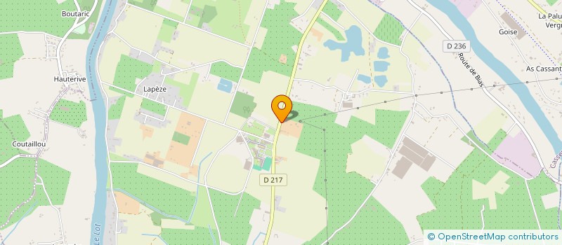 localisation de l'entreprise SOC EXPLOIT ETABL MONJALES à SAINTE-LIVRADE-SUR-LOT