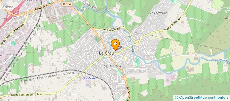 localisation de l'entreprise SOC EXPLOIT ETABL PABLO ROGER à LA CRAU