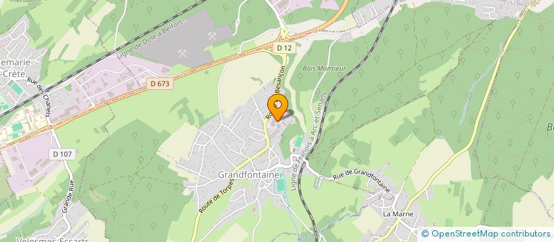 localisation de l'entreprise SOC EXPLOIT ETABLIS LEFAURE à GRANDFONTAINE