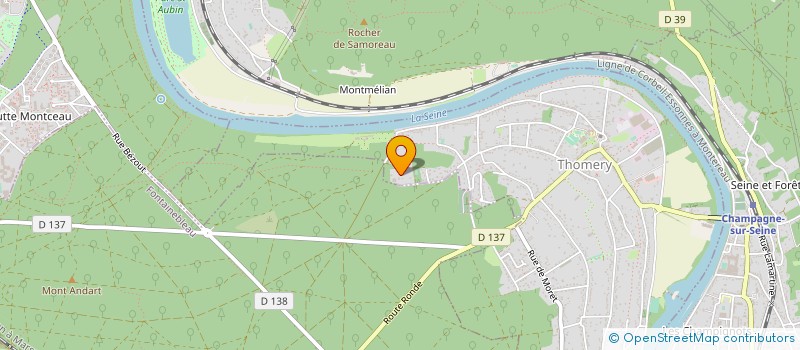 localisation de l'entreprise SOC EXPLOIT ETABLISSEMENT G.MARTIN à THOMERY