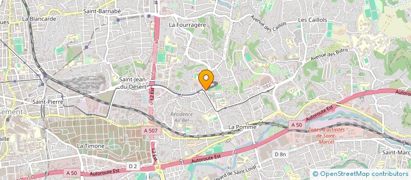 localisation de l'entreprise SOC EXPLOIT ETABLISSEMENT LETELLIER  MARSEILLE