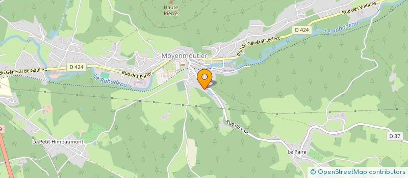 localisation de l'entreprise SOC EXPLOIT ETABLISSEMENT PIERRE MARLIER  MOYENMOUTIER