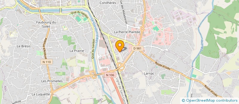 localisation de l'entreprise SOC EXPLOIT ETABLISSEMENTS SANELECT  ALES