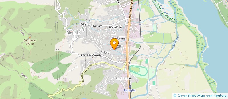 localisation de l'entreprise SOC EXPLOIT ETABS CRUCIANI à BIGUGLIA