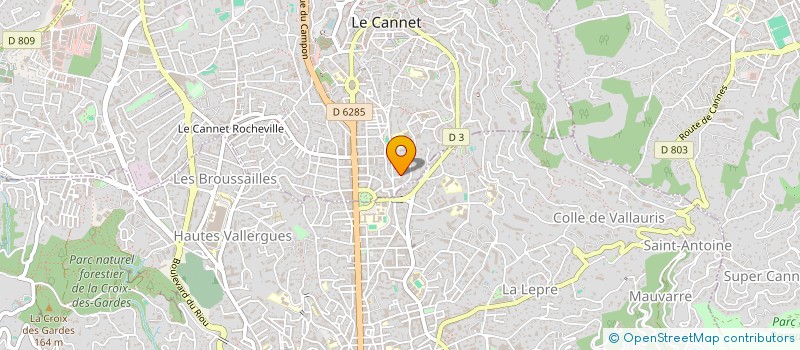 localisation de l'entreprise SOC EXPLOIT ETS ALFREDI à LE CANNET
