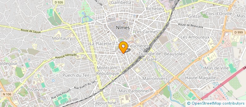 localisation de l'entreprise SOC EXPLOIT ETS ARNOULD à NIMES