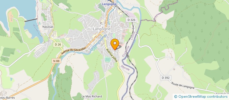 localisation de l'entreprise SOC EXPLOIT ETS BOISSONNADE à LANGOGNE