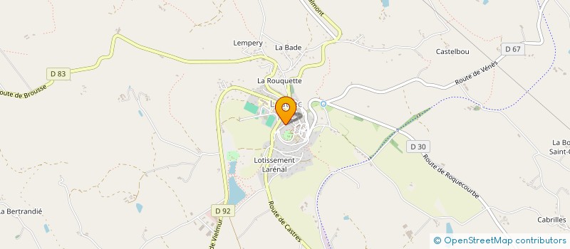 localisation de l'entreprise SOC EXPLOIT ETS CROUX à LAUTREC
