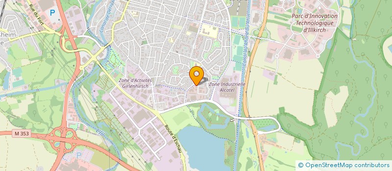 localisation de l'entreprise SOC EXPLOIT ETS DANIEL MICHEL à ILLKIRCH-GRAFFENSTADEN