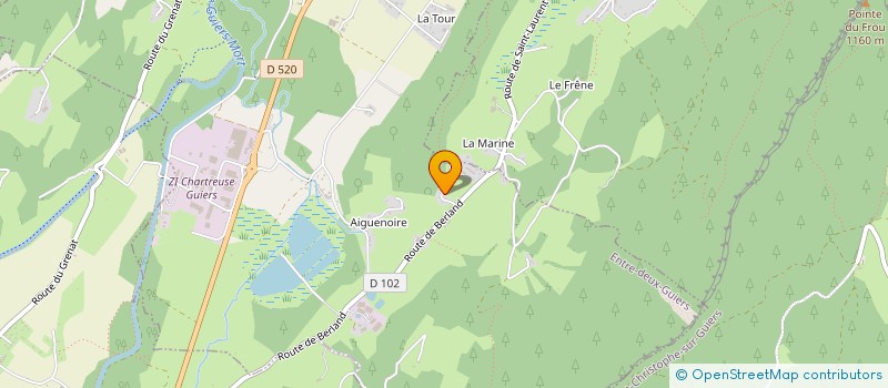 localisation de l'entreprise SOC EXPLOIT ETS F.MOLLIER SABET  MIRIBEL-LES-ECHELLES