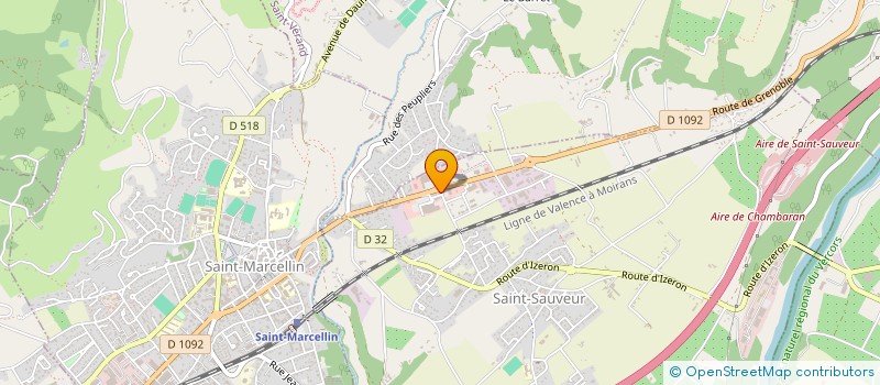 localisation de l'entreprise SOC EXPLOIT ETS GUILLERMET MATERIAUX à SAINT-SAUVEUR