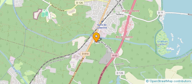 localisation de l'entreprise SOC EXPLOIT ETS JEAN LAVIGNOTTE  LABENNE