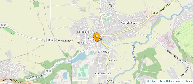 localisation de l'entreprise SOC EXPLOIT ETS JOSIANE VALOVIC SEE J.V.  AUSSONNE
