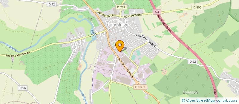 localisation de l'entreprise SOC EXPLOIT ETS KOENIG CAMILLE à SARRE-UNION