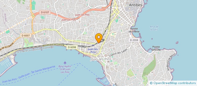 localisation de l'entreprise SOC EXPLOIT ETS MAUREL à ANTIBES