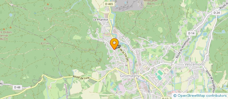 localisation de l'entreprise SOC EXPLOIT ETS RIETZ à GIROMAGNY