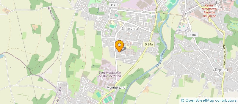 localisation de l'entreprise SOC EXPLOIT ETS VAUDO JACQUARD à CHARVIEU-CHAVAGNEUX